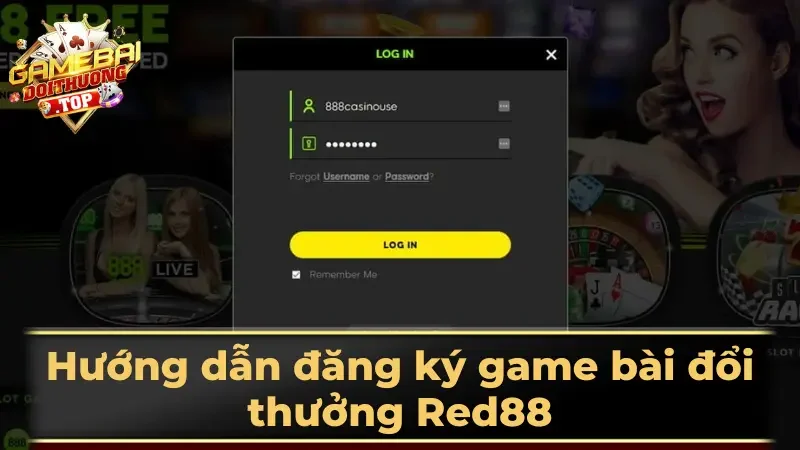 Hướng dẫn đăng ký game bài đổi thưởng Red88