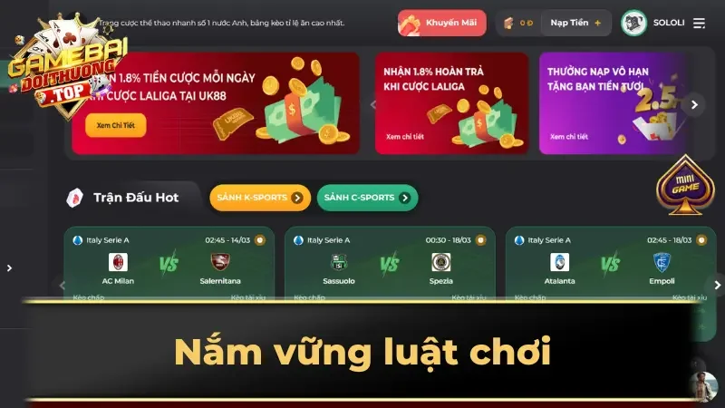 Nắm vững luật chơi