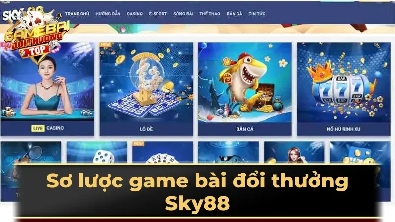 Sơ lược game bài đổi thưởng Sky88