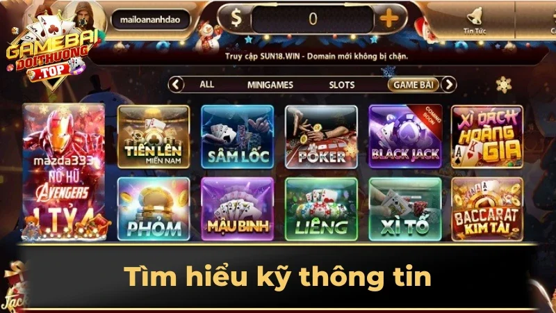 Tìm hiểu kỹ thông tin