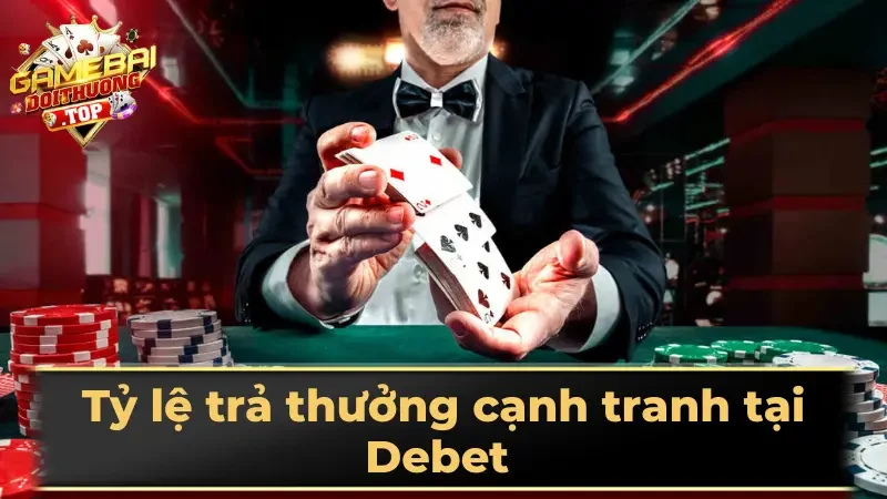 Tỷ lệ trả thưởng cạnh tranh tại Debet